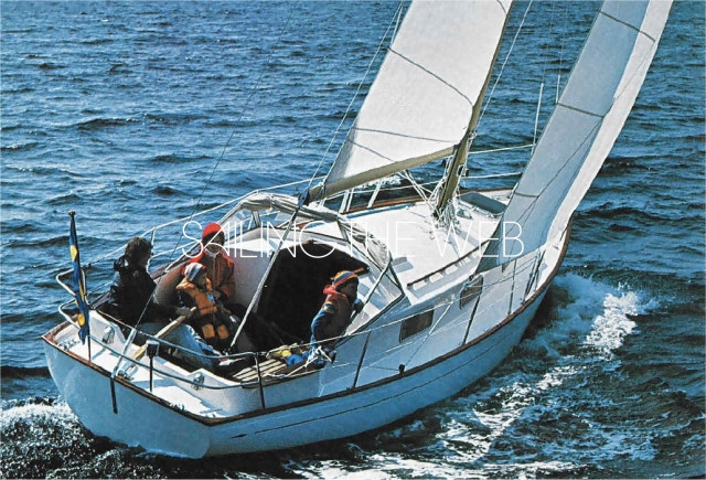 Monsun 31 aft view Monsun 31 aft view