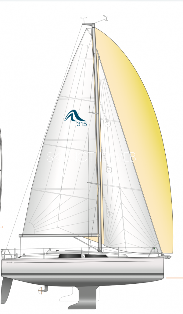 Hanse-315-sailplan