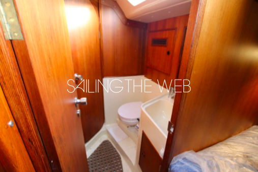 Swan 44 aft toilet