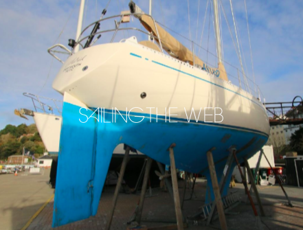 Swan 44 rudder