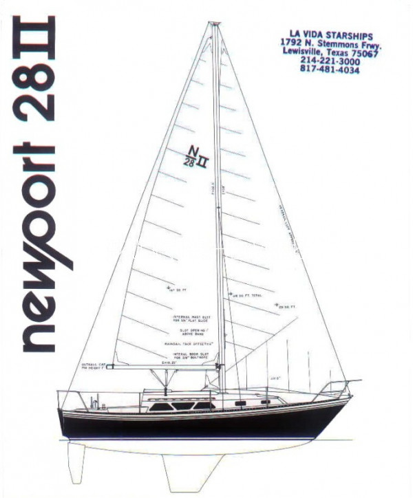 newport 28 sailboat data