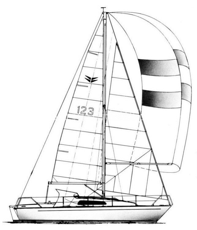 Compis 28 sailplan Compis 28 sailplan